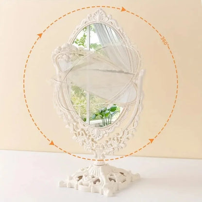 Vintage Double Sided Makeup Mirror for Elegant Touch - Smarsty
