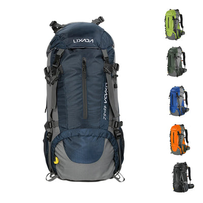 50L Waterproof Outdoor Sport Hiking Camping Travel Backpack Pack Mountaineering Climbing Trekking Bag Knapsack with Rain Cover by Smarsty