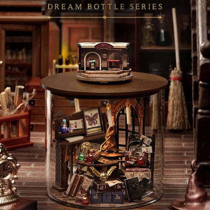 Mini DIY Kit For Doll House Making And Assembling Room Models Toys Home And Bedroom Decorations With Furniture Wooden Crafts by Smarsty