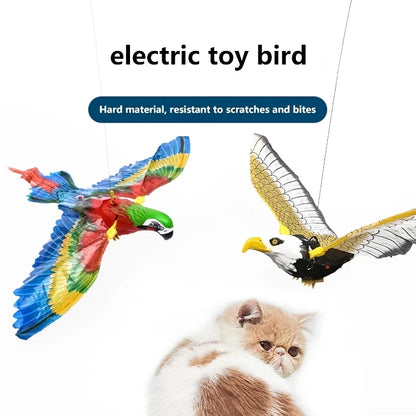 Interactive Electric Flying Bird Cat Toy for Engaging Play - Smarsty