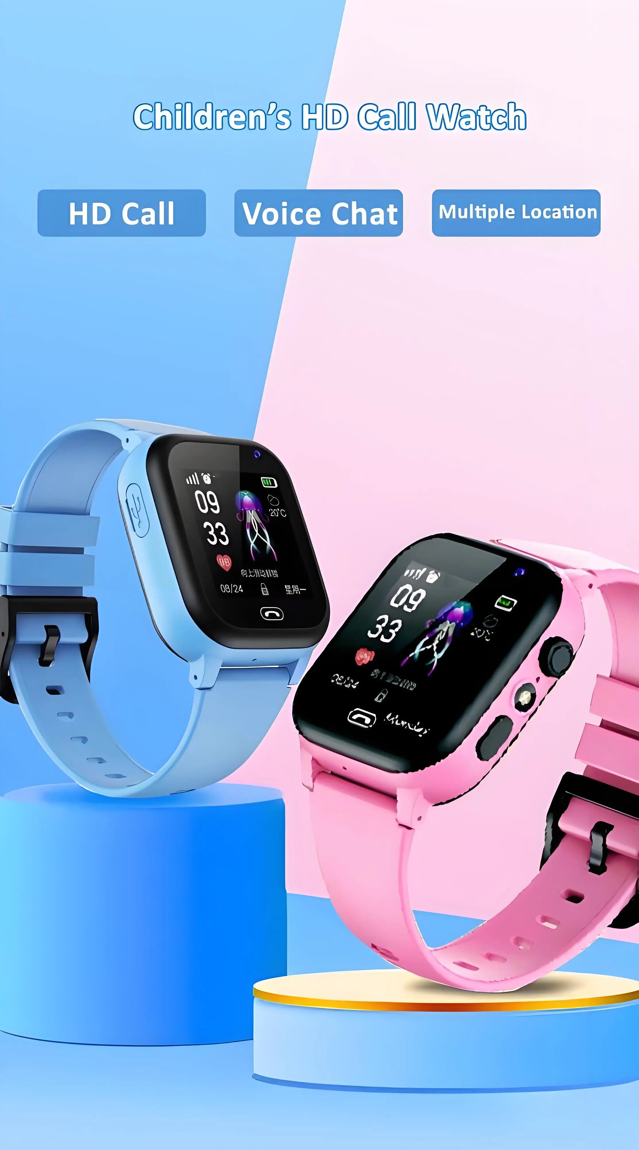 4G Kids Smart Watch With SOS Call And Waterproof Design - Smarsty