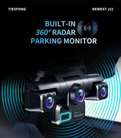 4 Channel GPS Dash Cam Front 4K Night Vision Parking - Smarsty