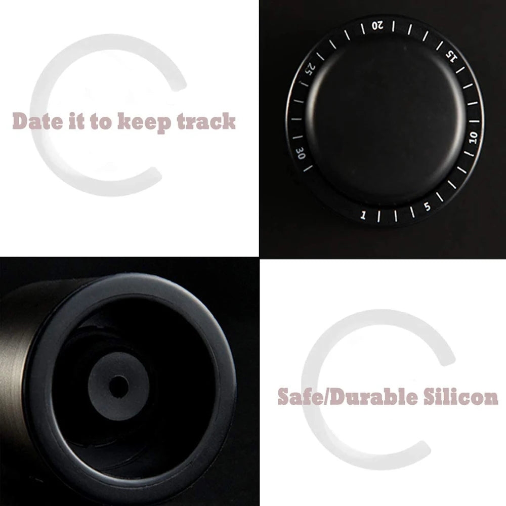 Reusable Vacuum Wine Bottle Stopper for Freshness - Smarsty