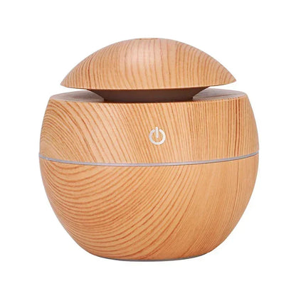 Mini Woodgrain Ultrasonic Humidifier for Home Office - Smarsty