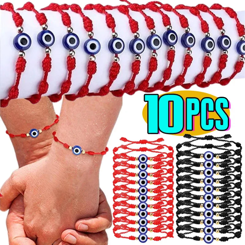 Lucky Red Rope Evil Eye Bracelet for Protection - Smarsty