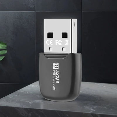 USB WiFi 6 Adapter Mini USB WiFi Card Adapter 2.4GHz 286.8Mbps Wireless Network Receiver For PC/Laptop Windows7/10/11