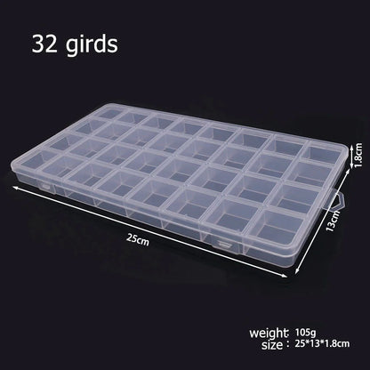 Plastic Jewelry Organizer Storage Box With Dividers - Smarsty
