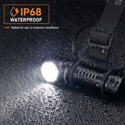 SOFIRN HS41 Headlamp 4000lm 21700 USB C Rechargeable with SST20 LED Torch Indicator with Magnetic Tail Flashlight - Smarsty