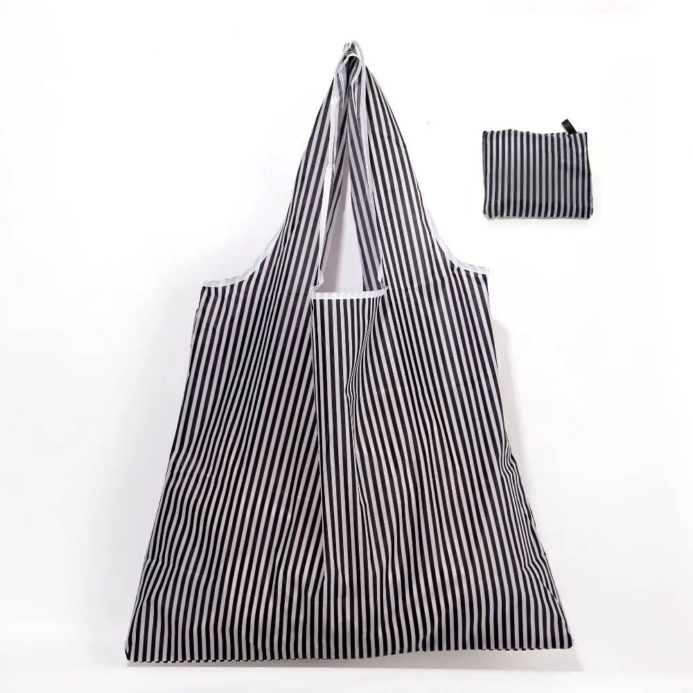 Foldable Shopping Bag Large Capacity Lightweight Tote - Smarsty