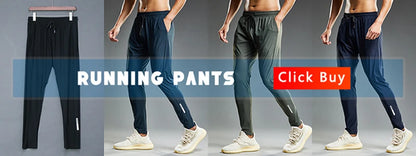 Men Sport Pants Running Pants With Zipper Pockets Soccer Training Jogging Sports Trousers Fitness Football Leggings Sweatpants - Smarsty