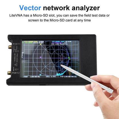 LiteVNA 64 Portable Vector Network Analyzer with Touch Screen - Smarsty