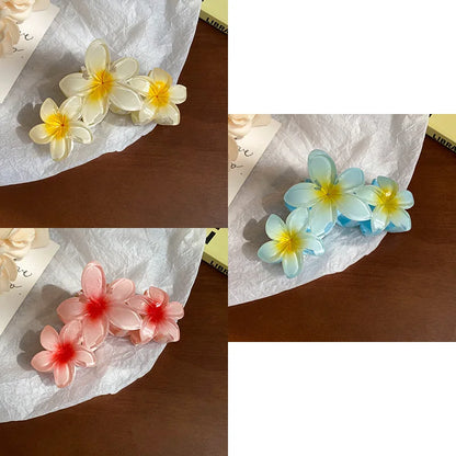 Sunflower Gradient Flower Hair Clip Secure Beach Style - Smarsty