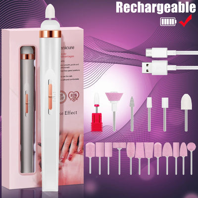 Portable 5 in 1 Electric Nail Drill Set for Professional Manicures - Smarsty