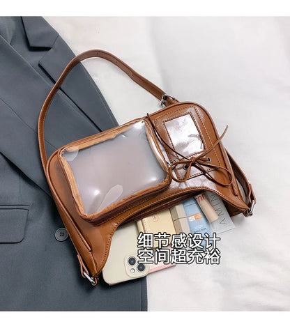 Y2K Harajuku Transparent Ita Bag Crossbody Purse For Women - Smarsty