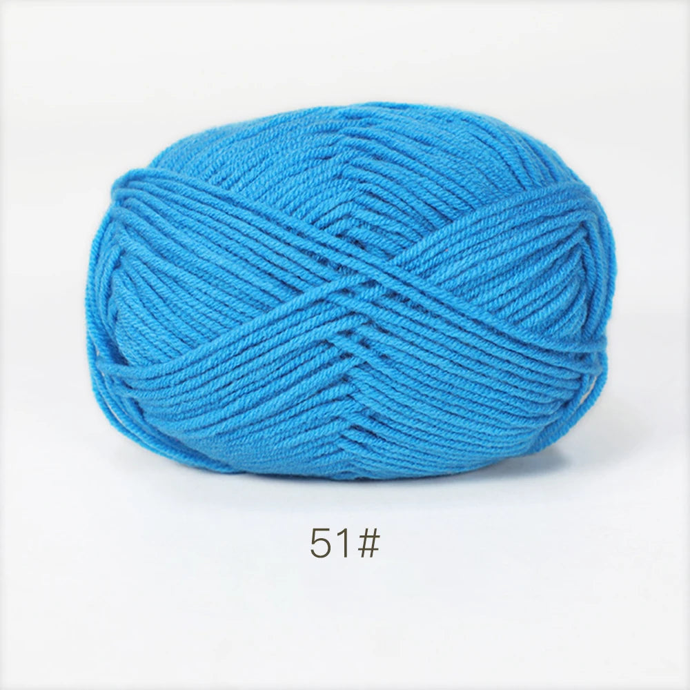 Soft Milk Cotton Yarn for Hand Knitting Projects - Smarsty