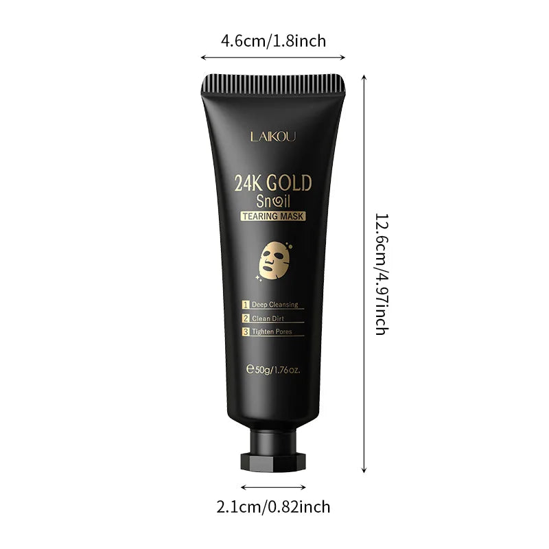 24K Gold Sakura Peeling Face Mask for Anti Aging - Smarsty