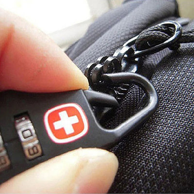 Outdoor Backpack Handbag Zipper Lock Anti Theft Portable Mini Combination Code Number Lock for Travel Backpack Accessories - Smarsty