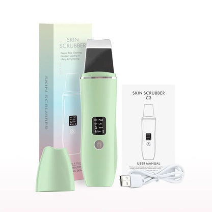Ultrasonic Skin Scrubber Deep Cleansing Blackhead Remover - Smarsty