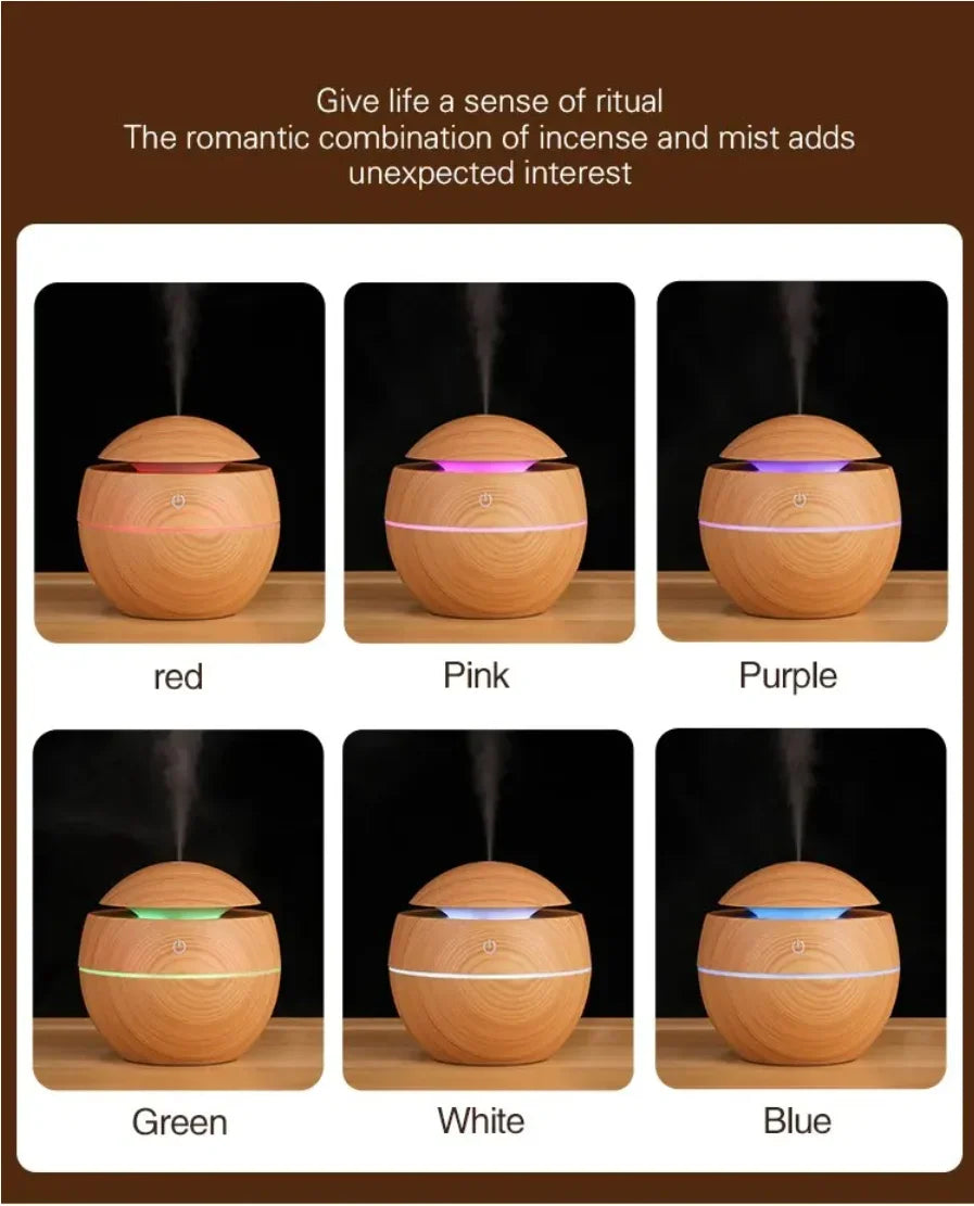 USB Ultrasonic Cool Mist Humidifier for Essential Oils - Smarsty