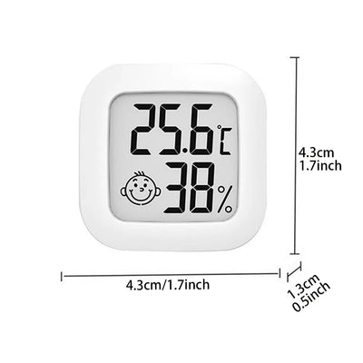 Digital Thermometer Hygrometer Indoor Room Temperature LCD Electronic Humidity Meter Sensor Gauge Weather Station For Home - Smarsty