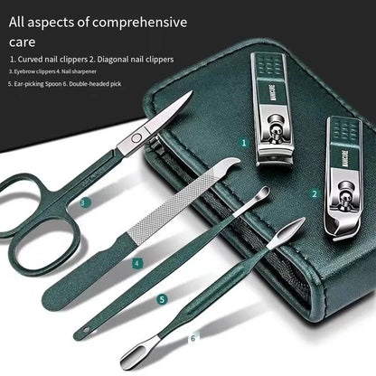 High-End 6-Piece Nail Scissors Set for Men and Women - Smarsty