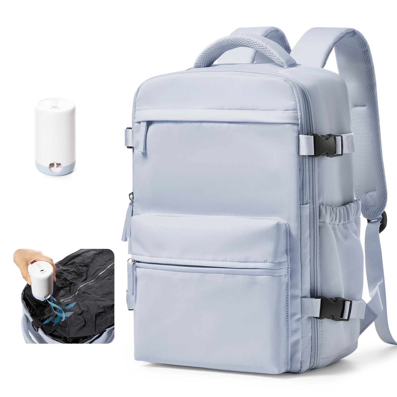 Ryanair Backpack Travel Cabin Airplane 40x20x25, Air Vacuum compression Backpack, Women Men Backpack Business Laptop Bag Handbag