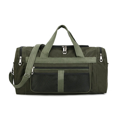 Large Capacity Luggage Bag Travel Duffle With Shoulder Strap - Smarsty