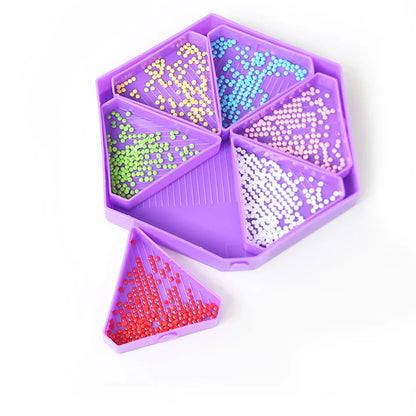 Removable Diamond Painting Storage Containers with 6 Slots - Smarsty