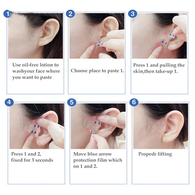 Invisible V Shape Face Lift Stickers for Wrinkle Reduction - Smarsty
