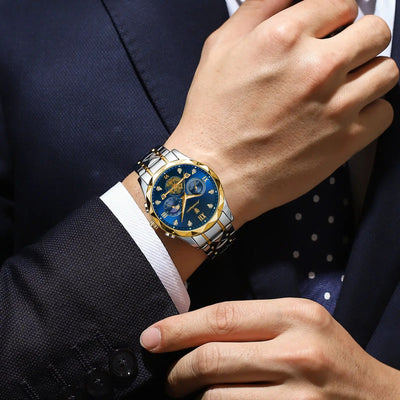 Luxury Waterproof Chronograph Watch for Men - Smarsty