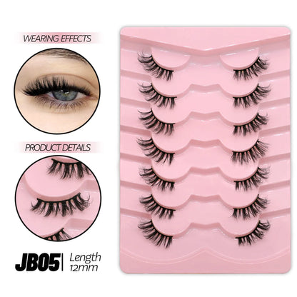 GROINNEYA Soft Natural Faux Mink Eyelashes for Everyday Wear - Smarsty