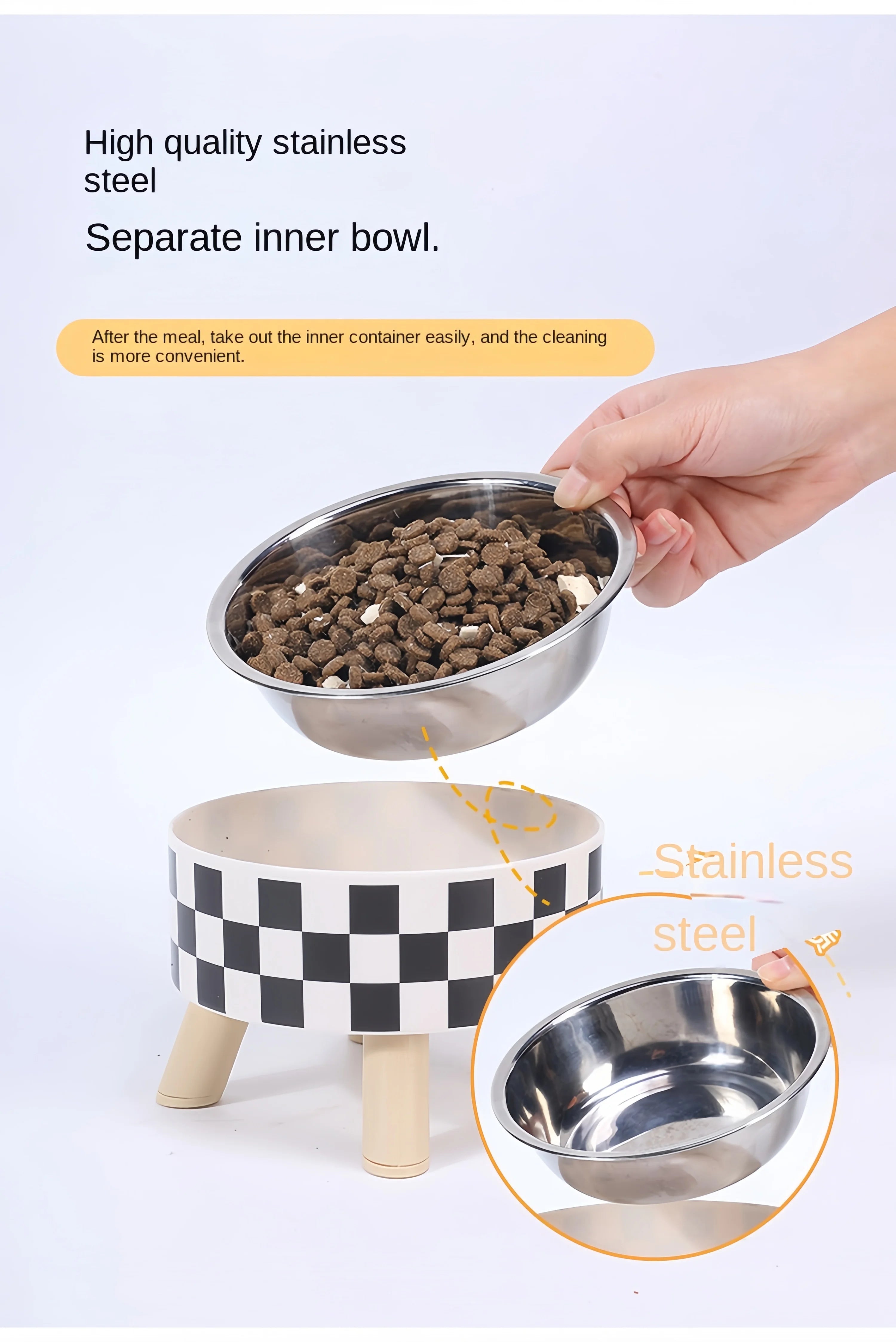 Elevated Cat Feeder Bowl for Comfortable Feeding - Smarsty
