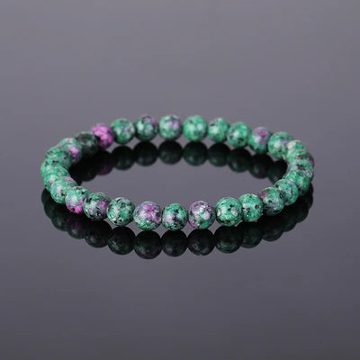 Natural Epidote Zoisite Stone Bead Bracelet for Men - Smarsty