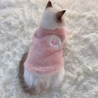 Cats Accessories Pets Warm Kittens Clothes for Winter Kitten Small Kitten Stuff Apparels Cooling Clothing Dog´s Sweater Vests