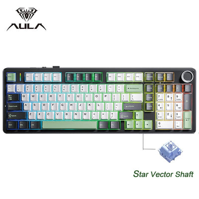Gaming Mechanical Keyboard With Wireless Three Mode - Smarsty