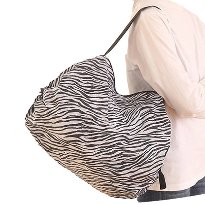 Foldable Waterproof Shopping Bag Portable Travel Tote - Smarsty