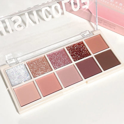 Star Rejuvenation Ten-Color Eye Shadow Palette Matte Finish - Smarsty
