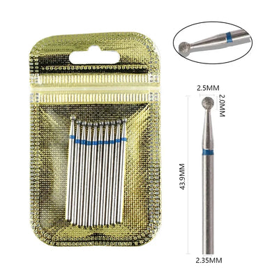 10 Piece Diamond Nail Drill Bit Set for Perfect Manicures - Smarsty