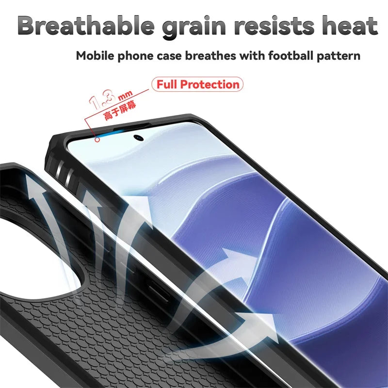 Shockproof Phone Case With Magnetic Ring Stand Camera Cover - Smarsty