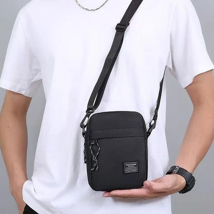 Nylon Crossbody Bag For Men Everyday School Commute - Smarsty