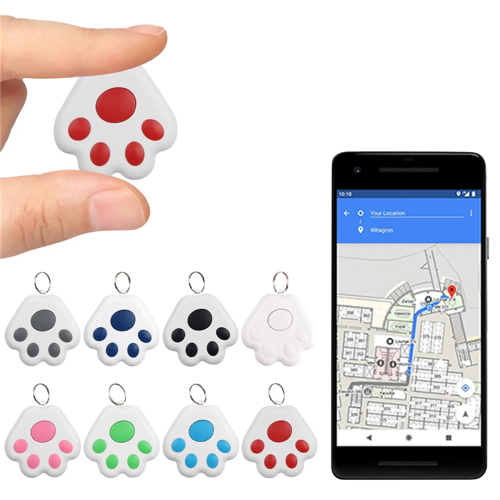 Mini GPS Tracker Bluetooth Anti-Lost Device for Pets and Kids - Smarsty
