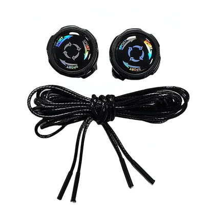 1pair Metal Wire Swivel Automatic Buckle Rope Sneaker ShoeLaces for Kids/Adult No Tie Shoe Laces Quick Lock Shoestrings Sneakers