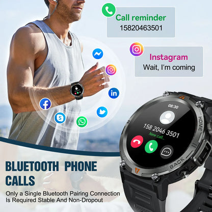 EIGIIS KE3 Smart Watch Bluetooth Call Waterproof Health Monitor - Smarsty