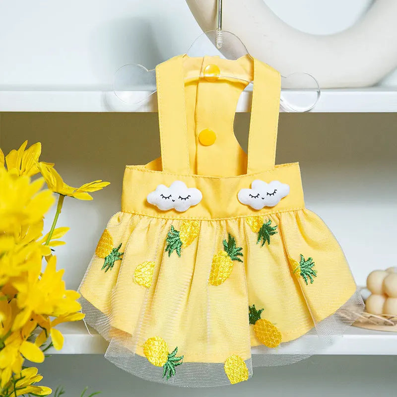 Luxury Summer Dog Dress with Cooling Mesh Skirt - Smarsty