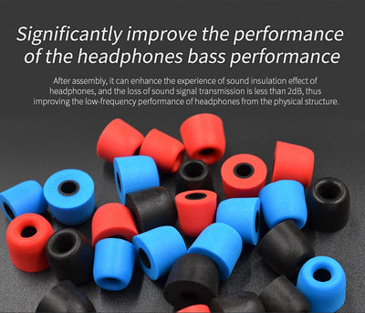 KZ Memory Foam Ear Tips for Ultimate Comfort and Noise Isolation - Smarsty