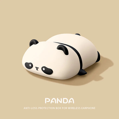 Cute Panda Silicone Headphone Case for AirPods 4 - Smarsty