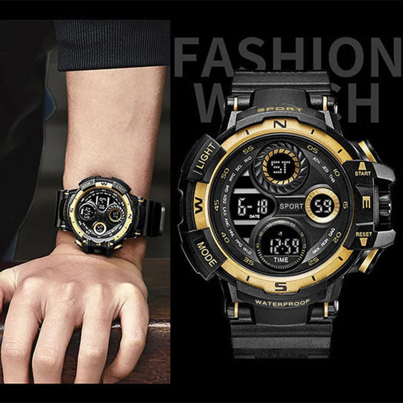 YIKAZE Waterproof Digital Sports Watch for Men - Smarsty