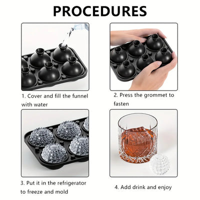 Easy Release Silicone Ice Cube Tray for Perfect Drinks - Smarsty