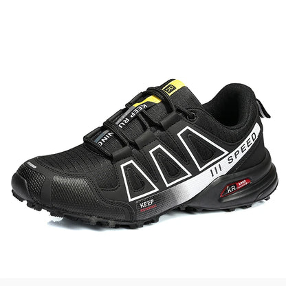 Men's Outdoor Hiking Shoes Off-Road Non-Slip Anti-Collision Breathable High-Quality Men's Boots Lockless Casual Cycling Shoes
