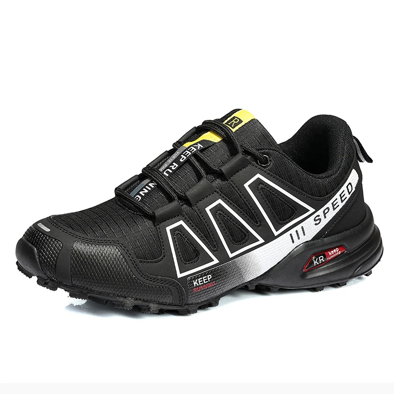 Men's Outdoor Hiking Shoes Off-Road Non-Slip Anti-Collision Breathable High-Quality Men's Boots Lockless Casual Cycling Shoes